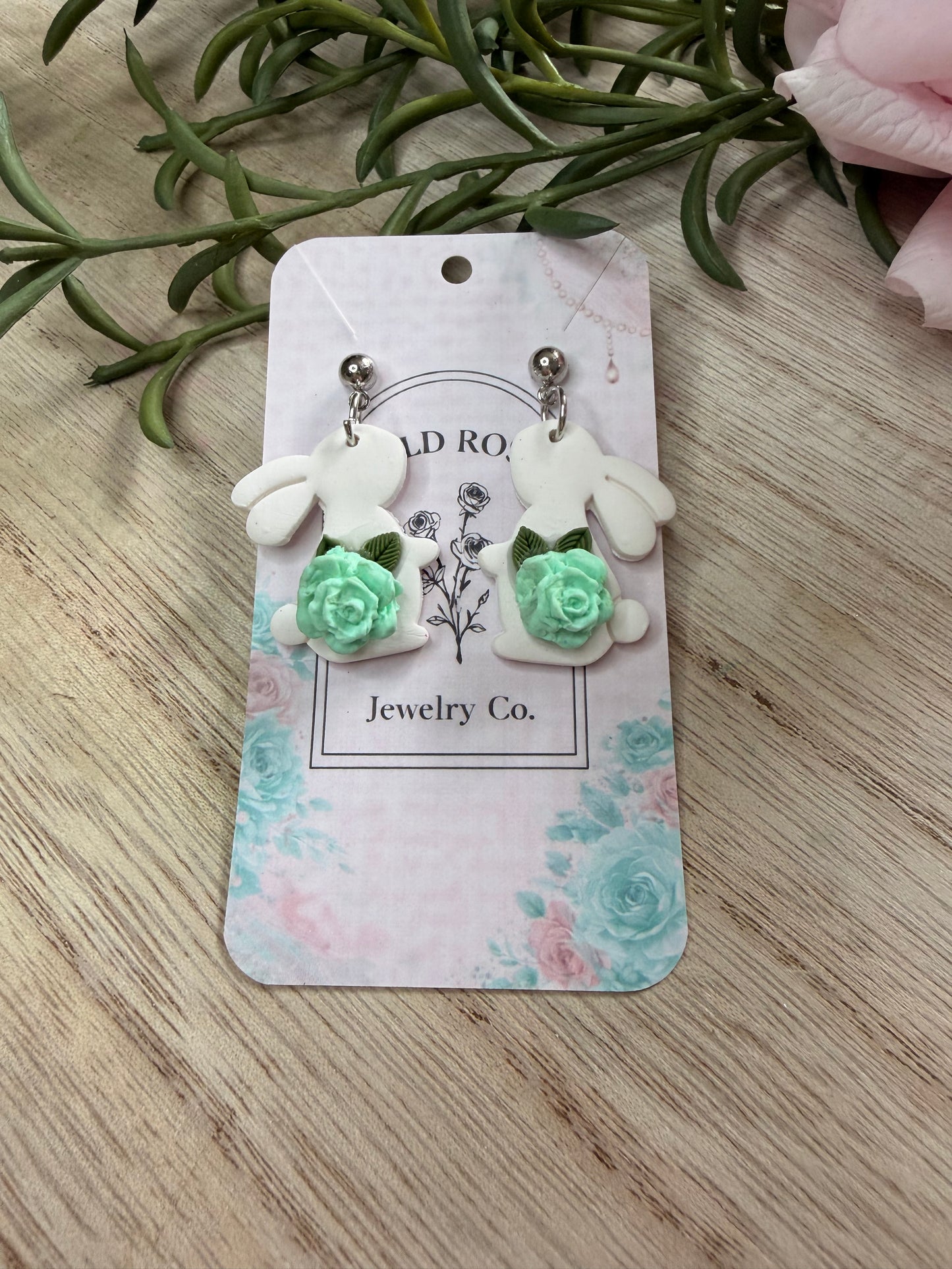 The Secret Garden Bunny Earrings