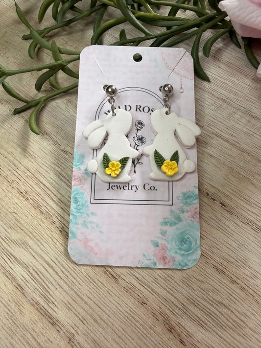 The Secret Garden Bunny Earrings